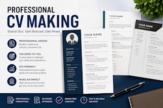 make a professional CV for your career
