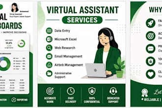 virtual assistant for excel, data entry and airbnb