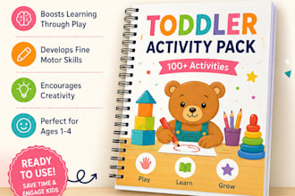 design printable worksheets toddler activity books