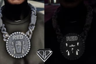 develop fivem custom ped , fivem clothing, custom tattoo, chain for gta 5 fivem