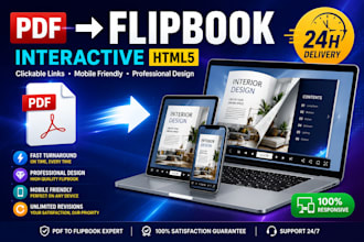 convert your document into a professional flipbook