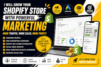 do manage shopify facebook, instagram, and google ads