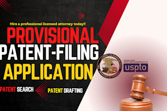 file provisional patent application with uspto as your registered agent