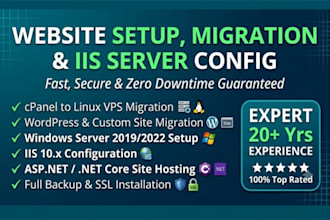 do website setup and migration