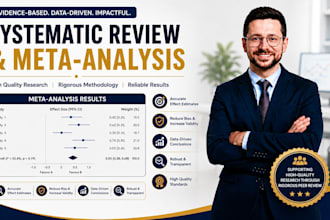 conduct a comprehensive systematic review and meta analysis