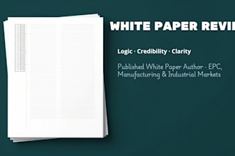 review and strengthen your industrial b2b white paper