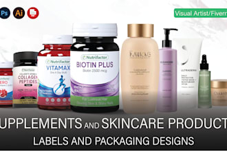 design supplements fda labels and skincare products packaging