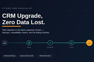 upgrade and migrate vtiger CRM to the latest version