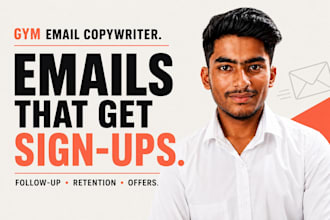 write persuasive email copy for gyms