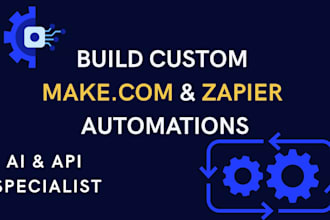 build custom make com and zapier API automation
