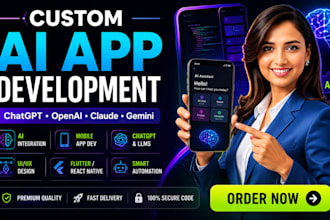 do ai mobile app development flutter app ios android app ai web app ai chatbot