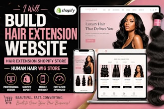 hair extension website hair extension shopify store wix hair extension website