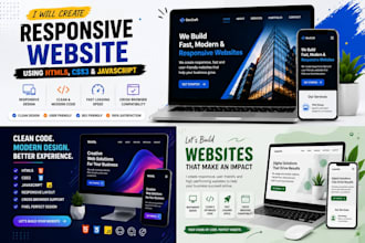 create a responsive website using HTML5 css3