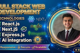 build a modern full stack web application using react node js