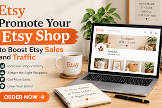 promote your etsy shop to boost etsy sales and traffic