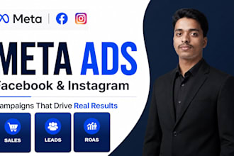 manage facebook and instagram meta ads campaigns for sales and leads