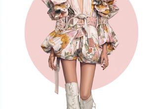 draw fashion illustration , sketch , model