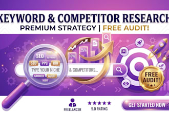 do keyword research and competitor SEO analysis
