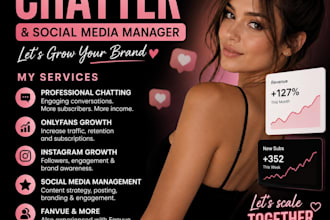 sales chatter , account management , fanvue , onlyfans