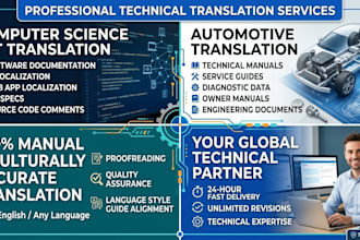 do expert of technical translation and localization