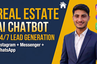 setup ai manychat chatbot for real estate instagram whatsapp