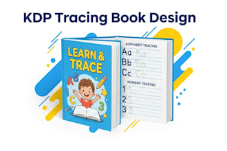 design printable tracing worksheets and KDP book interior