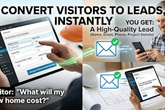 install a construction cost calculator lead plugin on your wordpress site