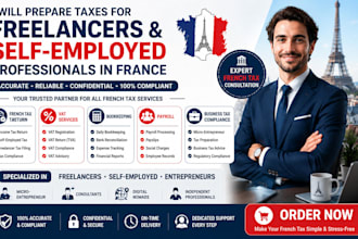 prepare taxes for freelancers and self employed professionals in france