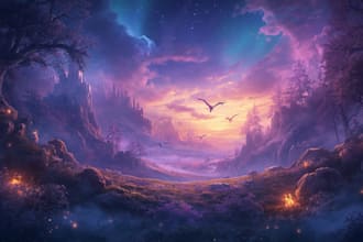 design stunning fantasy book cover art book design, e book cover design