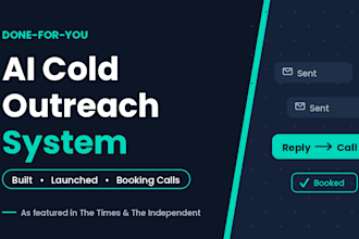 build a done for you ai personalised cold outreach system