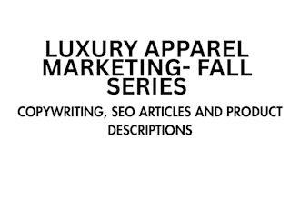 design luxury apparel marketing campaigns and lookbooks