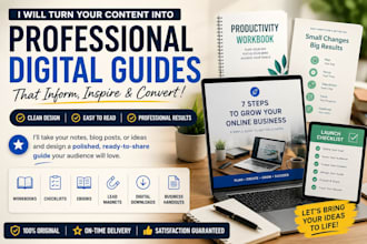 turn your notes into a professional PDF guide or lead magnet
