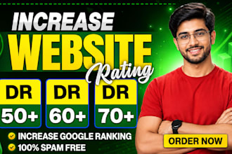 increase domain rating ahrefs DR 70 plus
