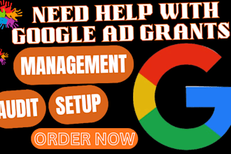 manage, audit google ad grants PPC campaigns, conversion tracking for nonprofit