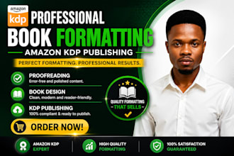do book formatting, kindle ebook formatting, paperback and hardcover formatting