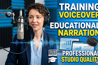 do training video, training voiceover, educational voice over