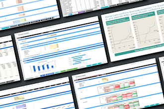build an investor ready 3 statement financial model with dcf