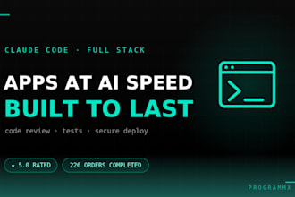 build your mvp or web app with claude code and senior code review