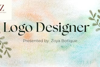 design luxury boutique and beauty brand logo in canva