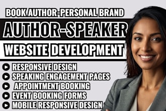 speaker website, author website, personal brand website, motivational speaker