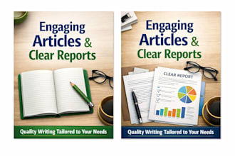 write professional articles, stories, proposals, and project reports
