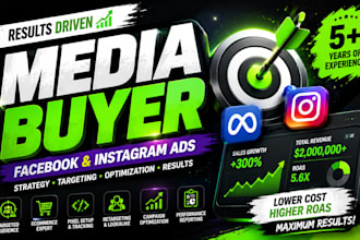 be your media  buyer  facebook ads manager meta ads and  instagram ads expert