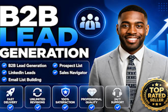 do b2b lead generation, linkedin lead research, email list building