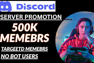 discord server promotion,minecraft server promotion, gaming server advertise