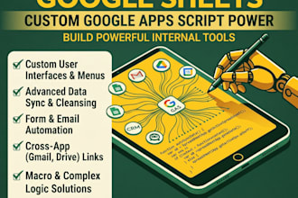 write custom google apps script to automate sheets