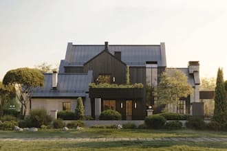 refurbish 3d cottage house,barndonimuim building,manor house,landscape rendering