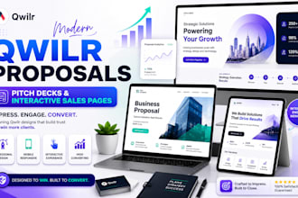 design modern qwilr business proposals, pitch decks, and interactive sales pages