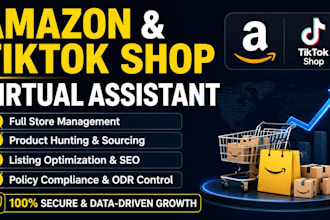 be your technical amazon and tiktok shop virtual assistant