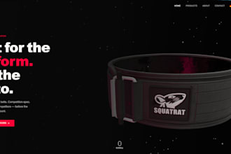 create a landing page for your product or service