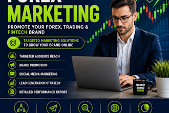 promote your forex trading brand broker fintech or trading community